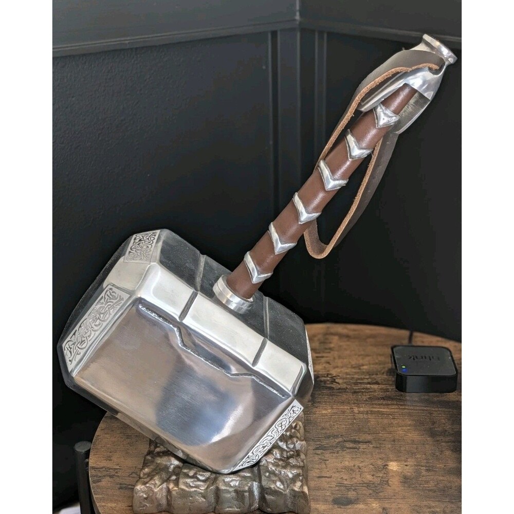 Thor’s Hammer Mjolnir Replica Metal Prop – Heavy Duty Hammer